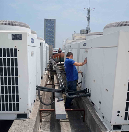 济宁中央空调制热和不制冷系统维修方法